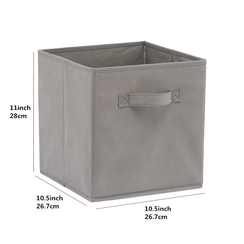 Wholesale Cube Storage Bins Basics Collapsible Fabric Storage Cubes Organizer with Handles