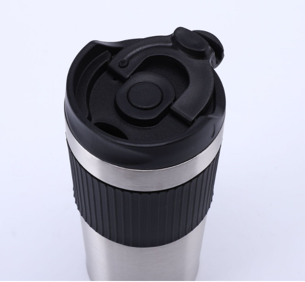 Travel Vacuum Insulated Coffee French Press Mug, Tumbler with Coffee Press Plunger. Tea Press Hot or Cold Brew 450ml