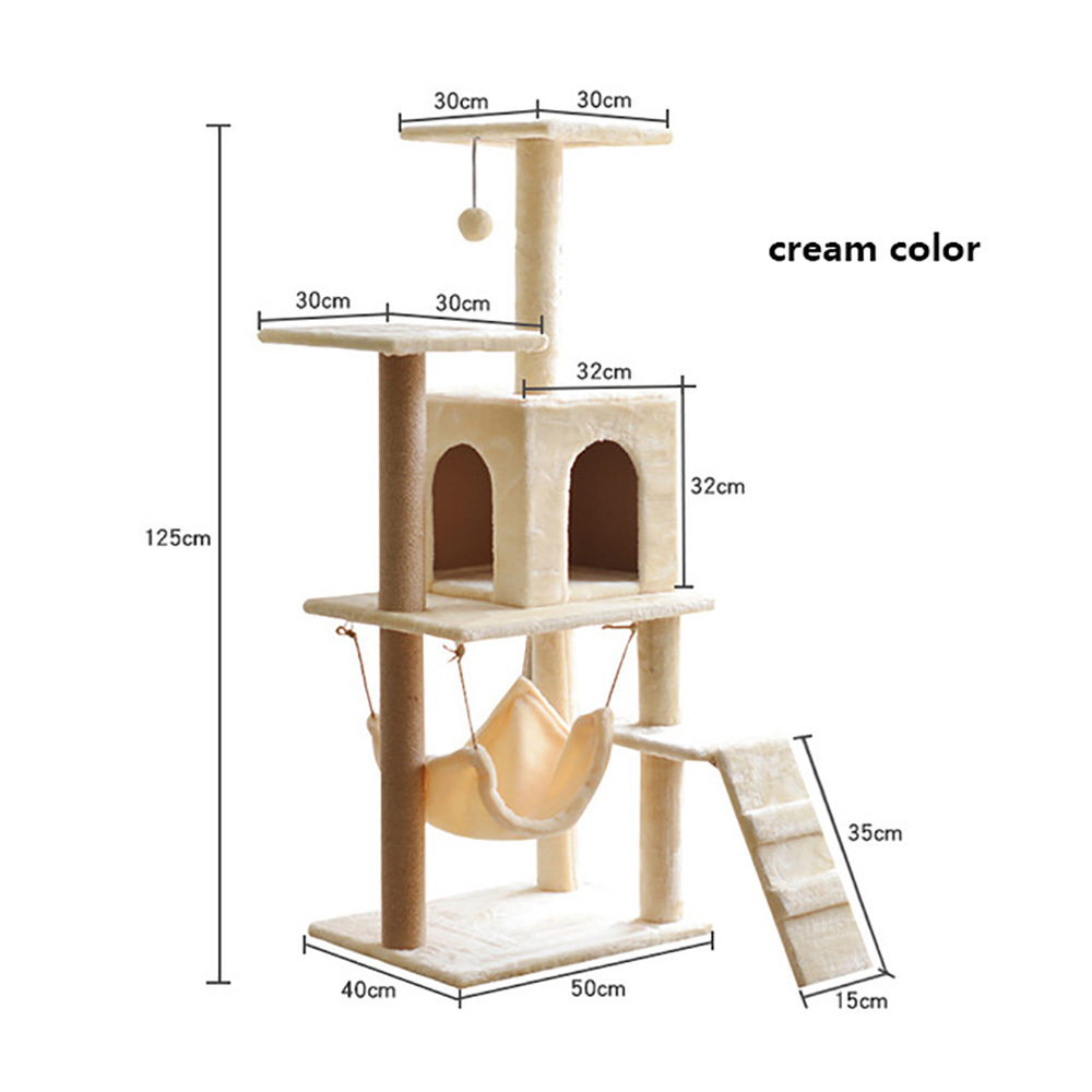 33 styles different size design cat climbing frame hammock tree hole soft comfortable sisal plush cat scratcher toys wholesale