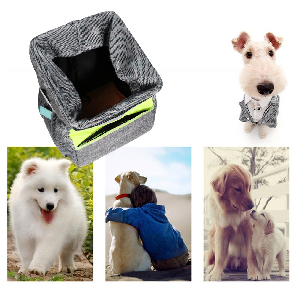 Outdoor portable pet carrier bag dog bike basket pet carrier bag for bike