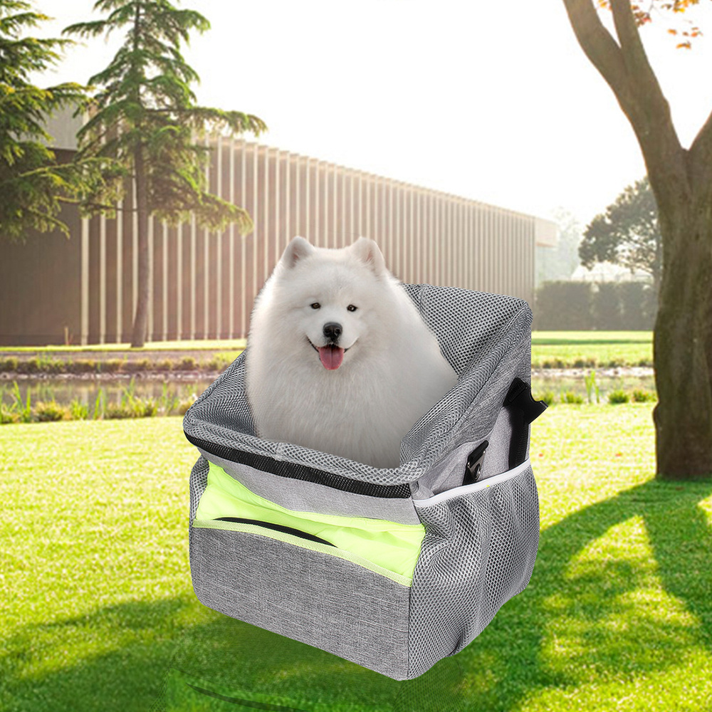 Outdoor portable pet carrier bag dog bike basket pet carrier bag for bike