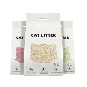 Factory wholesale custom package LOGO Eco-friendly tofu cat litter easy cleaning Quickly absorb water tofu cat litter