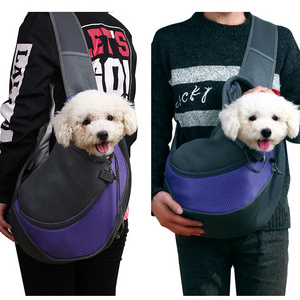 Pet Carrier Cat Puppy Small Animal Dog Carrier Sling Front Mesh Travel Tote Shoulder Bag Backpack SL One Shoulder Backpack