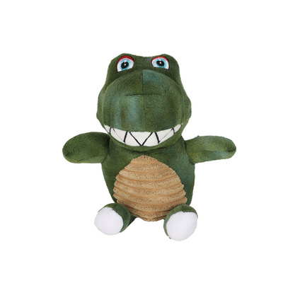 Smiley Fat Dinosaur Cute Funny Pet Dog Interactive Plush Toy Bite Resistant Dog Chew Molar Toy Dinosaur Doll