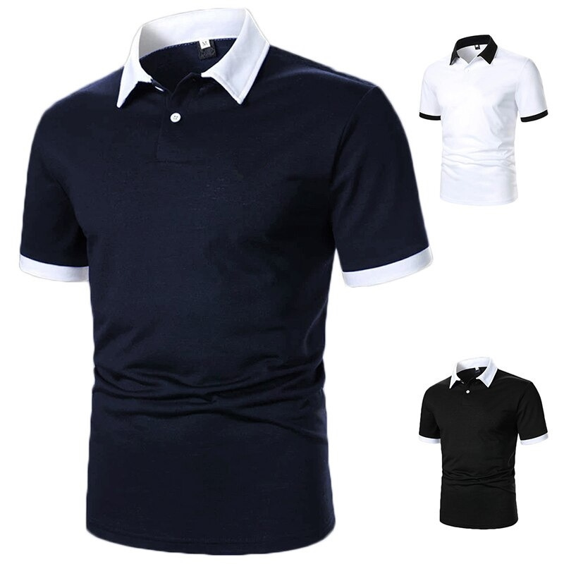 Cotton Mens Golf Polo Shirt Polo Blank Embroidered High Quality Camisas Polyester Men Quantity Custom Turtleneck OEM Anti