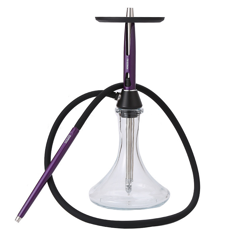 K3 Russian new stainless steel hookah shisha portable fashionable hose hookah set gift box