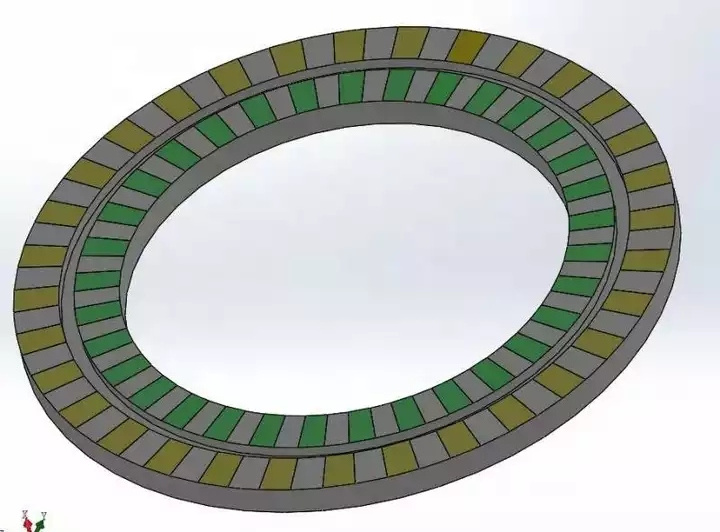 24poles 36poles  64poles 128poles Single-Track and Multiple-Track Neodymium Magnet Ring Rubber Magnet For Motor Sensor Encoder