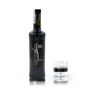 Premium Goccianera liquorice liqueur made in Italy Format: 0.7L Alcohol content: 21% alcoholic drink Soft and persistent