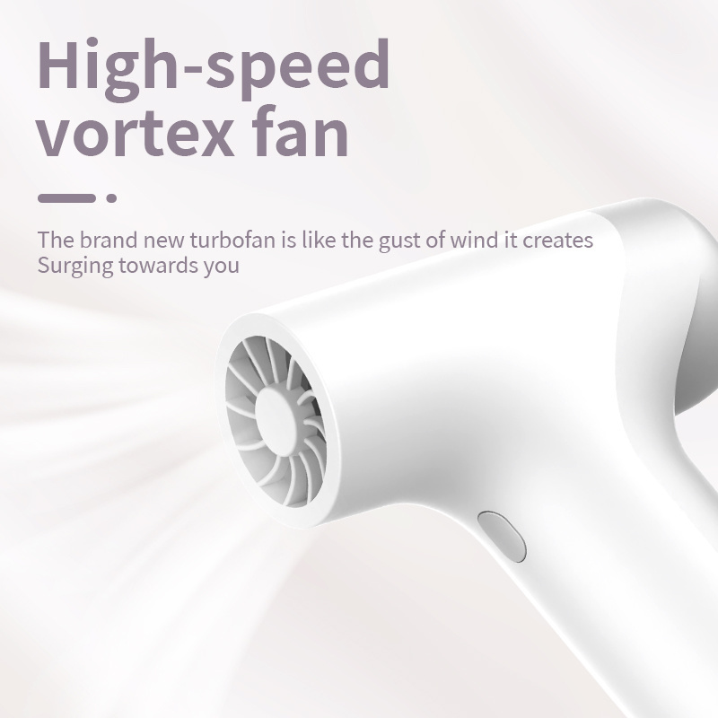 Portable Handheld Turbo Fan, 5 Gear Wind, Battery Operated, 3 IN 1 Hand Cooling Fan for Outdoor Activities, Travel, Working