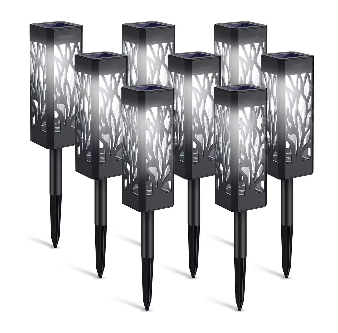 Hollow Solar Lawn Light Leaf Hollow Design Landscape Outdoor Waterproof Lighting For Garden Patio Lawn