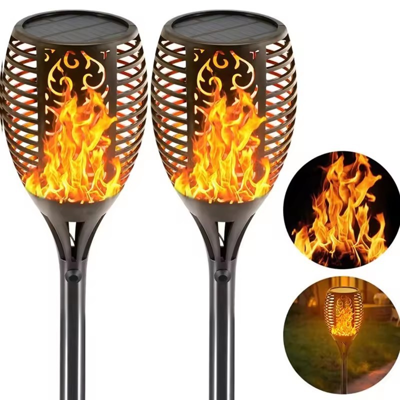 Household Outdoor Garden Decoration Landscape Light Solar Lawn Light Hot Sale Spot Solar Small Flame Light