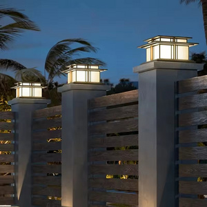 Pillar Light Outdoor Patio Gate Pillar Light Solar Villa Gate Fence Lights