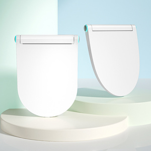 PP U-Shaped V-Shaped Intelligent Sanitary Ware Toilet Cover Bathroom Automatic 12V 36W Light Smart Toilet Seat Cover