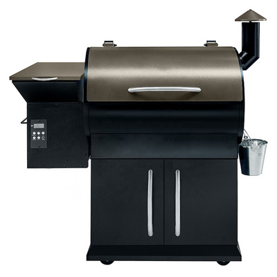 SELOWO Wood pellet smoker bbq grill with color screen wifi controller barbecue master wood pellet grill