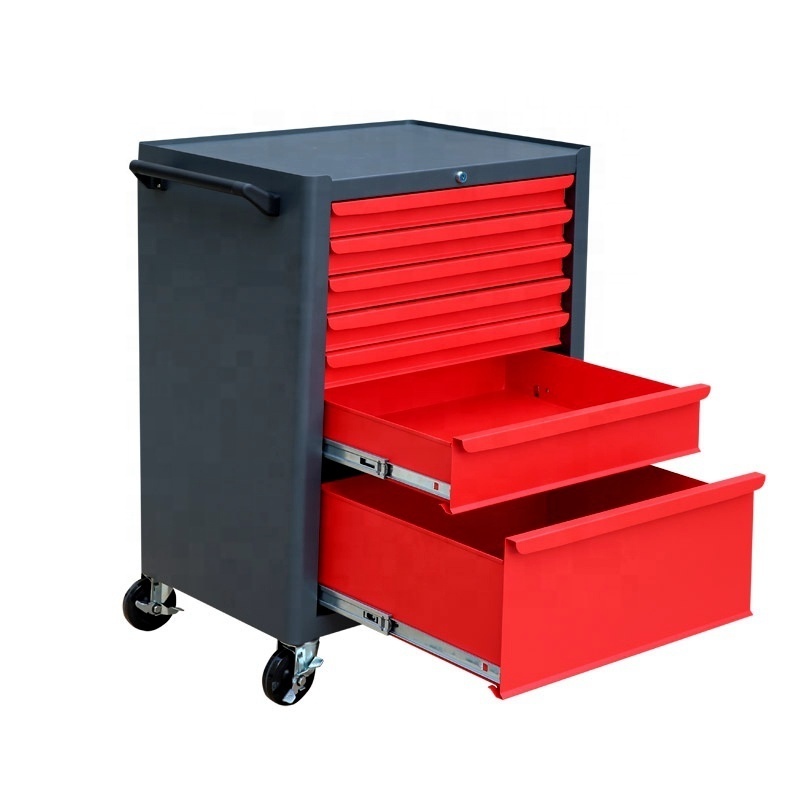 Heavy Duty Mobile carro de herramientas steel tool chest storage trolley stainless tool cabinet