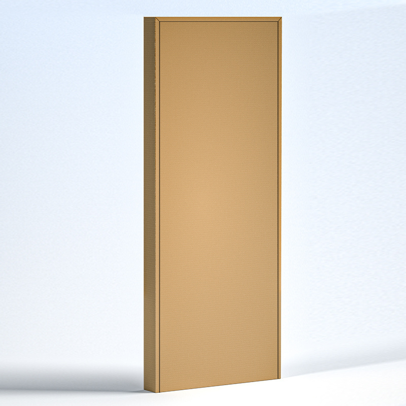 china door Cheapest MDF  simple design semi-solid core wood flush door with door frame and architrave for office and house room