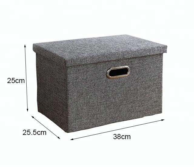 Decorative Storage Basket Linent Closet storage organizer box