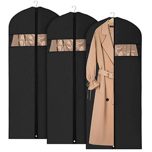 60 inches Garment Bag Suit Bag for Storage and Travel , Anti-Moth Protector,Washable Suit Cover for Dresses, Suits, Coats,