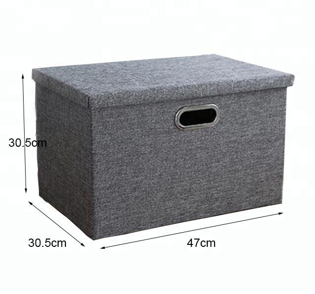 Decorative Storage Basket Linent Closet storage organizer box