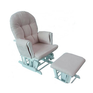 factory direct cheap durable modern custom glider chair with ottoman chair and ottoman set lounge chair ottoman