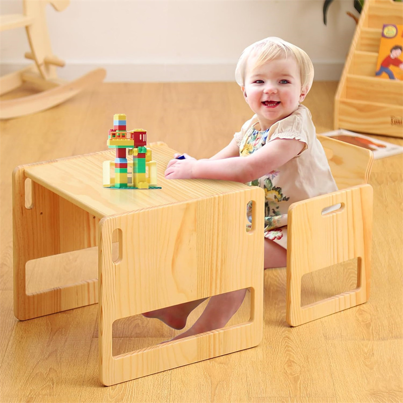 Inflatable toddler table and chairs wooden extendable round dining table