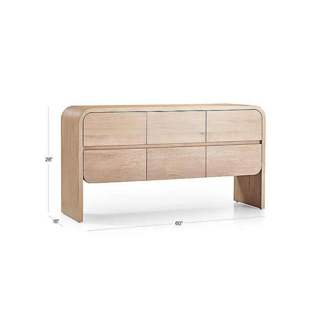 New Arrival solid wood storage chest drawer cabinet modern floating dresser