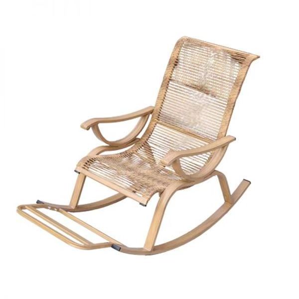 Modern solid wooden  outdoor Rocking Chair for adults