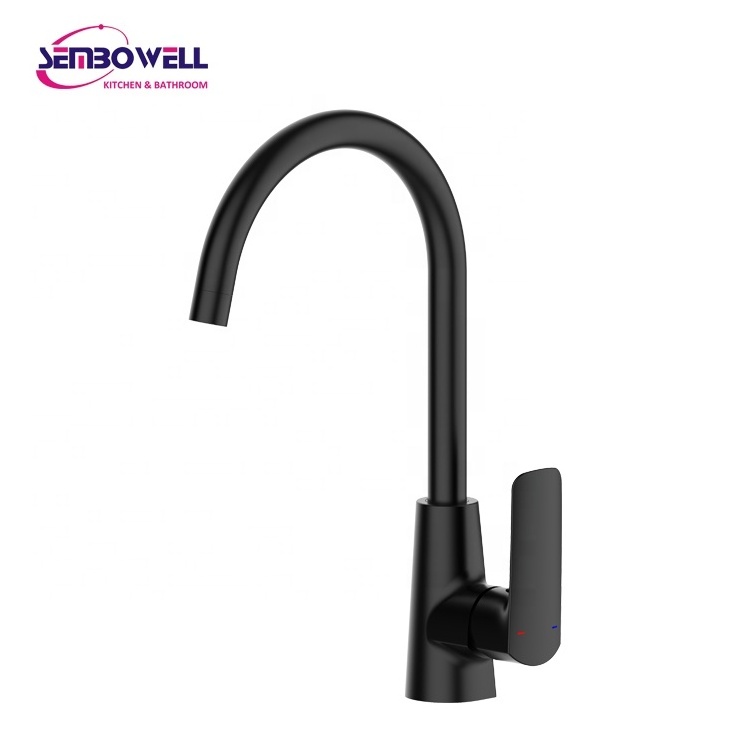 Wall Mounted Matte Black Round Brass Single Handle Bath And Shower Faucet Mixer Taps