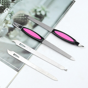 Customized Nail File Stainless Steel Manicure Pedicure Tools Metal Nail File