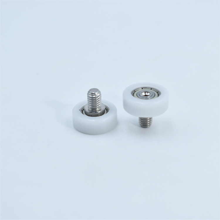 POM plastic roller BS60519-7C1L8M6 5x19x7mm wardrobe sliding door drawer roller bearing wheels with screw