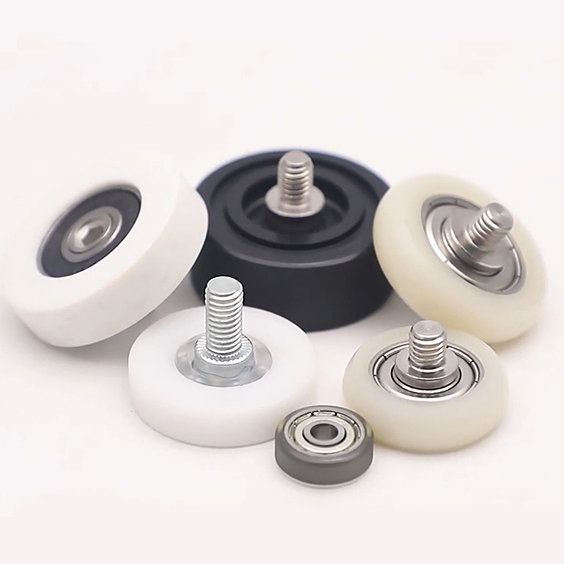 SEMEI plastic pom wardrobe sliding door roller wheels BS600456-20 20x56x20mm bearing roller small pulley wheels