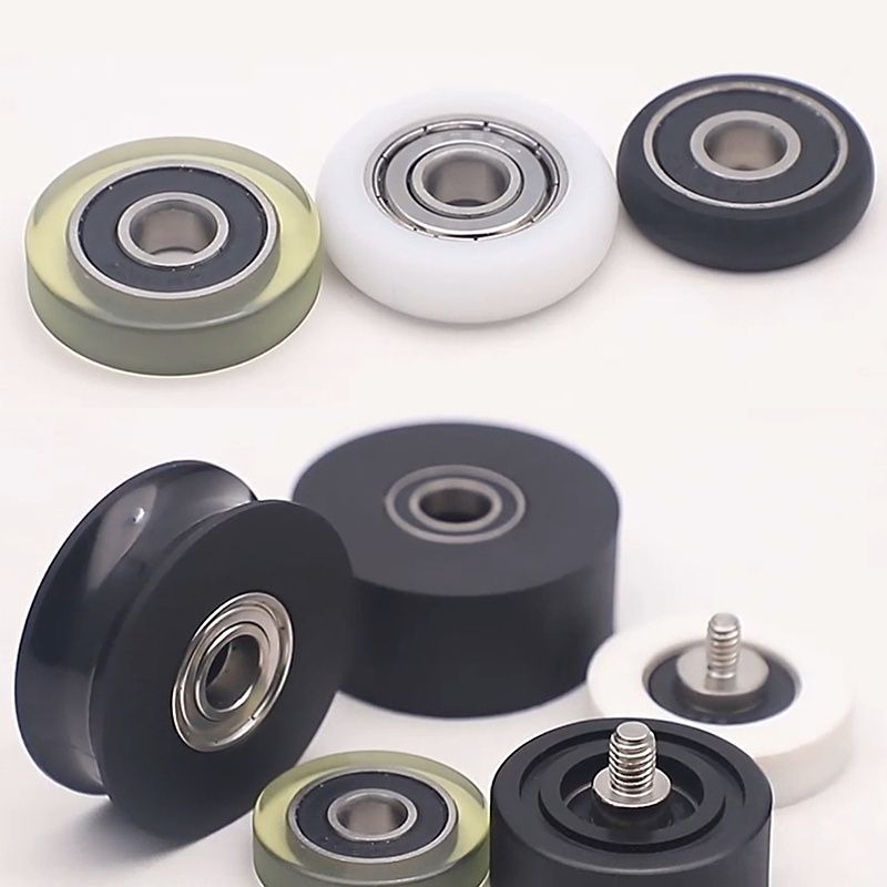 SEMEI plastic pom wardrobe sliding door roller wheels BS600456-20 20x56x20mm bearing roller small pulley wheels