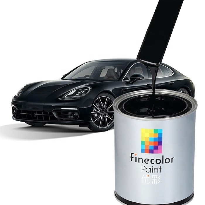 High Performance Automotive Refinish Paint Metallic Colors Autobody Repair Car Paint Supplier 2k Mud Yellow