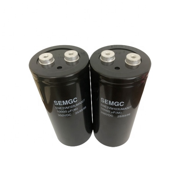 Hot Sale Capacitors 10000uf 350V Aluminum Electrolytic Capacitors with Screw Terminals Size 76*170MM