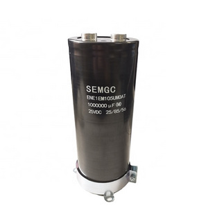 Hot Sale Capacitors 1000000uf 25V Aluminum Electrolytic Capacitors with Screw Terminals Size 76*220MM