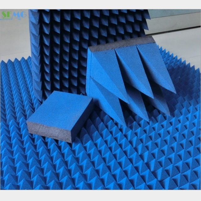 High Absorption Microwave rf Foam Absorbers Used for rf Shielding Anechoic Chamber