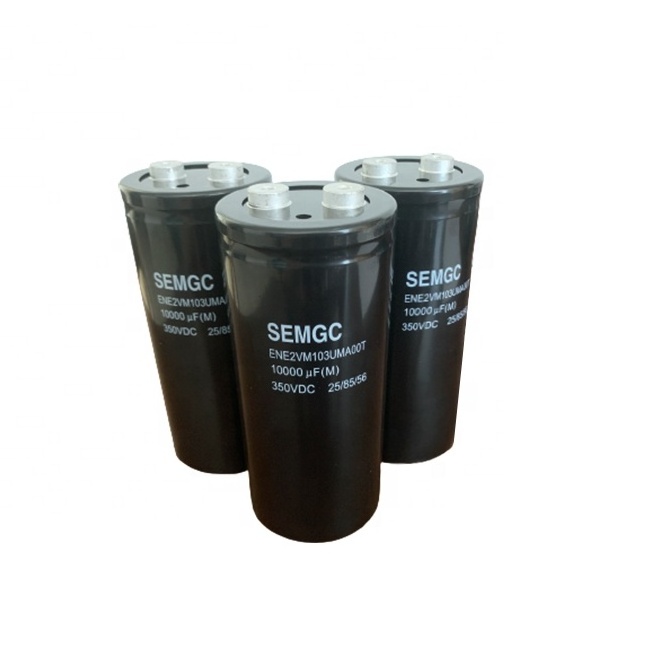 Hot Sale Capacitors 10000uf 350V Aluminum Electrolytic Capacitors with Screw Terminals Size 76*170MM