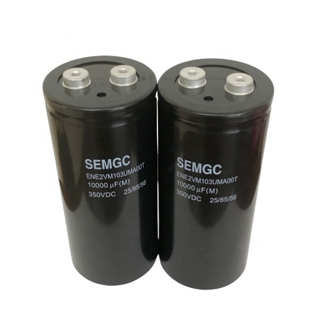 Hot Sale Capacitors 10000uf 350V Aluminum Electrolytic Capacitors with Screw Terminals Size 76*170MM