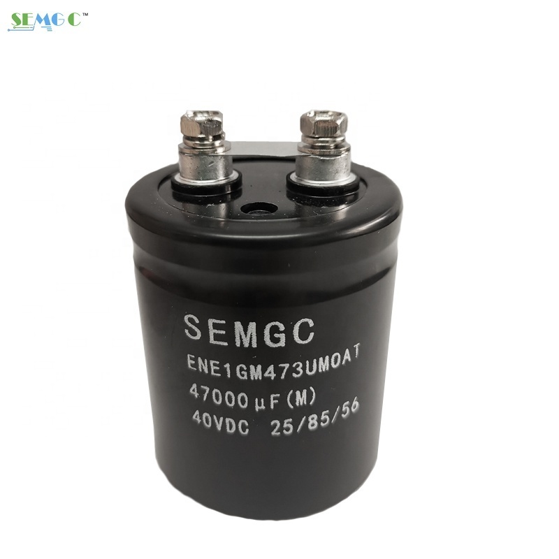 Hot Sale Electrolyte Capacitor 47000uf 100V Aluminum Electrolytic Capacitors with Screw Terminals Size 65*110MM