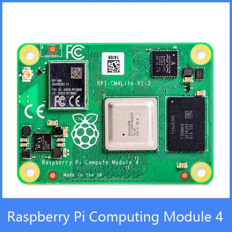 Raspberry Pi 4 Compute Module 4 1GB Ram Lite/8G/16G Flash BCM2711 Cortex-A72 eMMC New CM4 Board with Wifi Blue-tooth