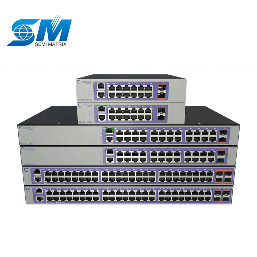 Extreme Networks 220 Series switch 220-48P-10GE4 48PT POE+ 4 10GBE SFP+ 16565