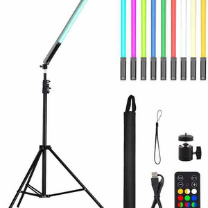 RGB Handheld LED Video Light, Wand Stick Photography Light 9 Colors with 68" to 78.7" Tripod & Remote Control