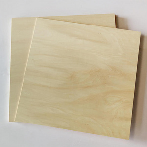 Strong toughness laser cut plywood 2mm 3mm 4mm 5mm 6mm 9mm 10mm birch/poplar/alder/walnut/basswood plywood for laser cutting