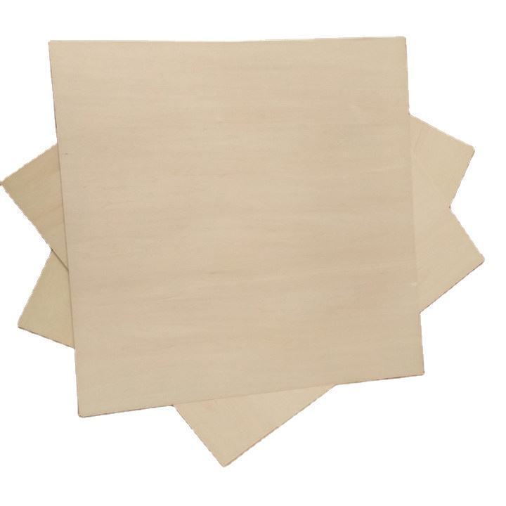 Strong toughness laser cut plywood 2mm 3mm 4mm 5mm 6mm 9mm 10mm birch/poplar/alder/walnut/basswood plywood for laser cutting