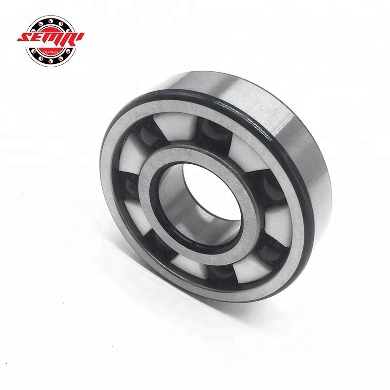 25x52x15mm Steel Races Black Si3N4 Ceramic Balls Deep Groove Structure Hybrid Ceramic Ball Bearing 6205