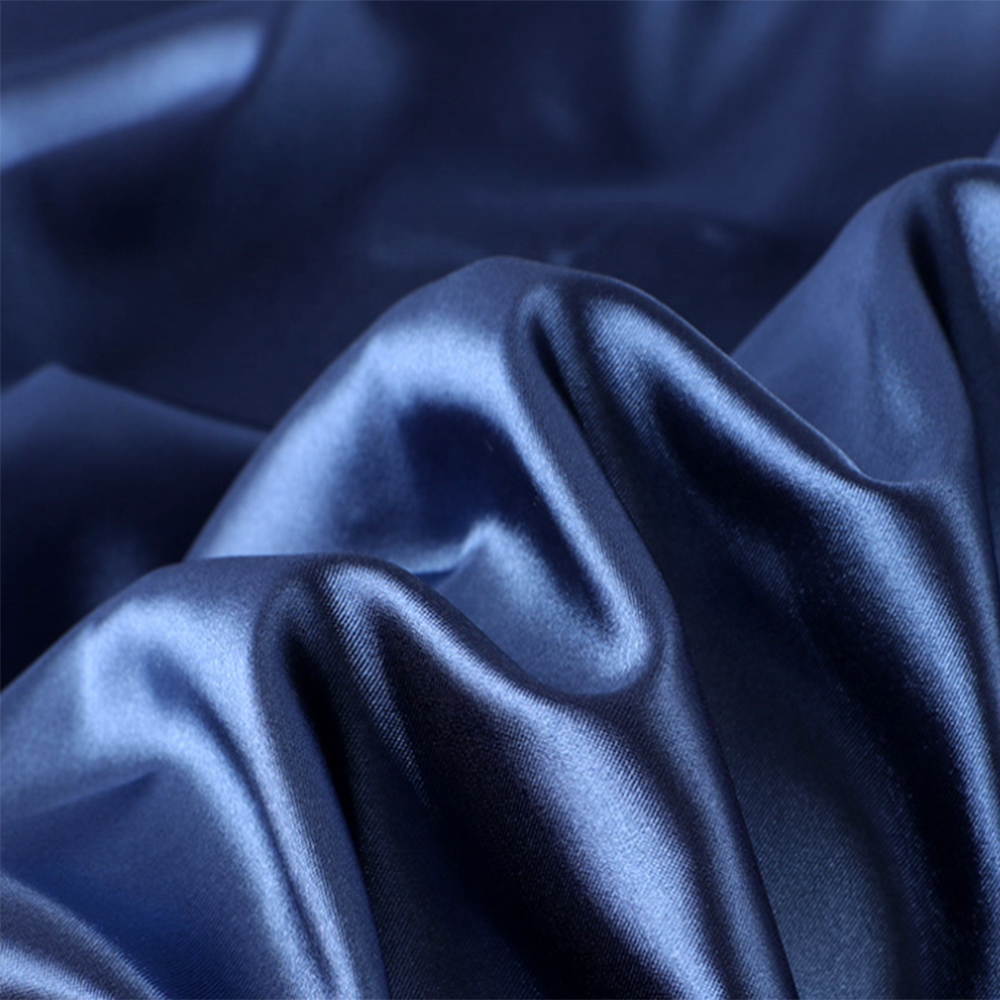 Polyester satin fabric silk satin fabric for clothing friendly high density duchess stretch satin fabric