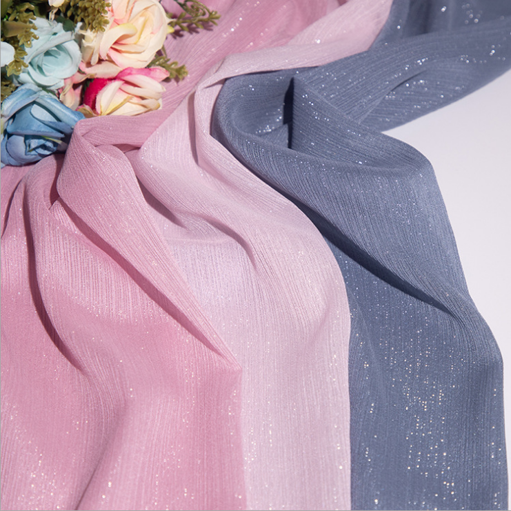 Shrink-resistant Feature Satin Tricot Waterproof 100% Chifon Fabric Chiffon 100% Polyester