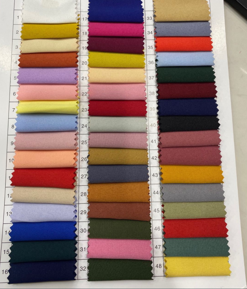 95 polyester 5 elastane bi-stretch fabric polyester spandex blend fabric for garments and tro