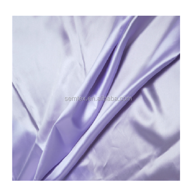 Polyester satin fabric silk satin fabric for clothing friendly high density duchess stretch satin fabric