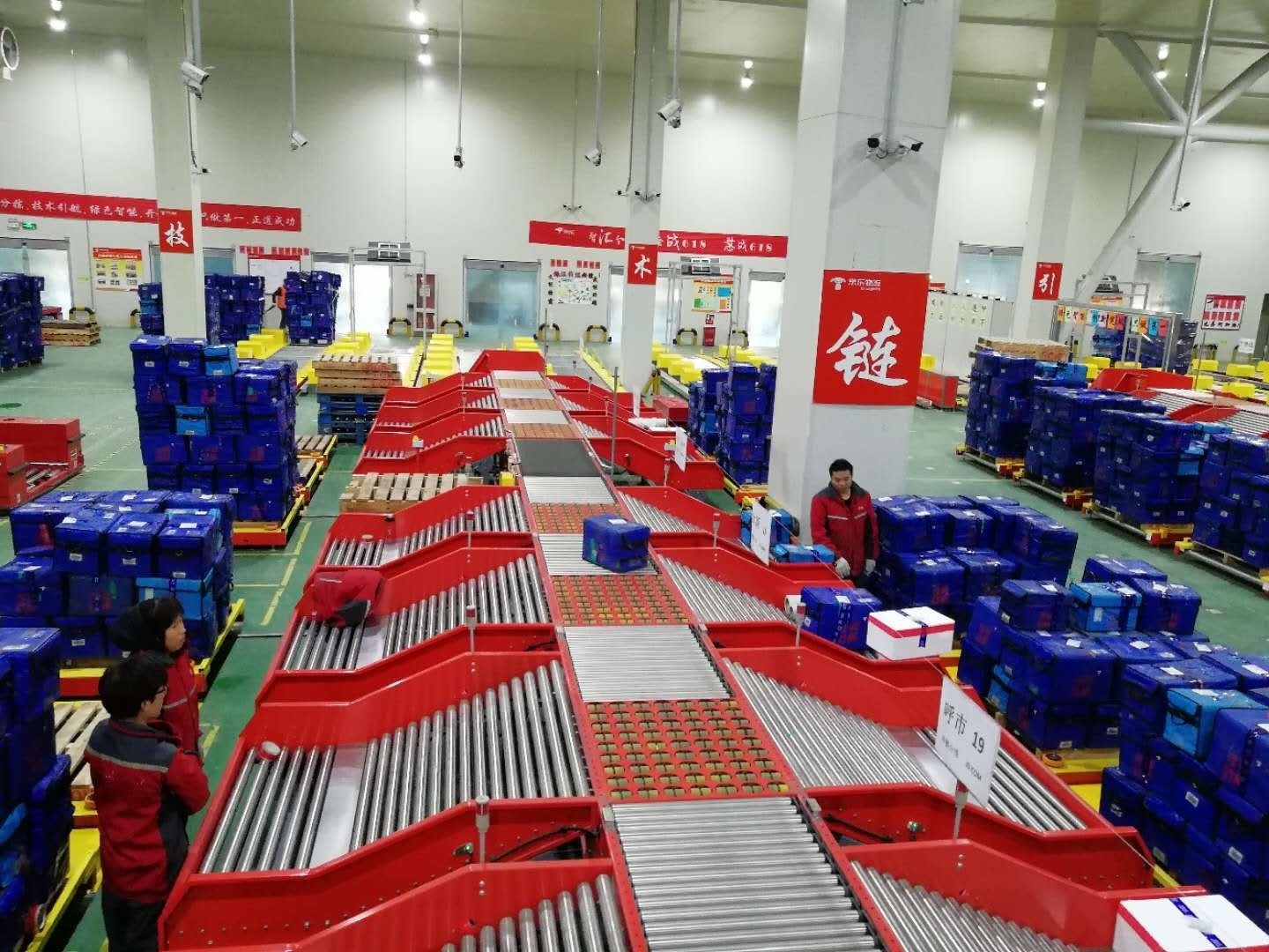 Auto Sorting Machine Warehouse Sorting System Warehouse Equipment Logistic Sorted Parcel Sorter